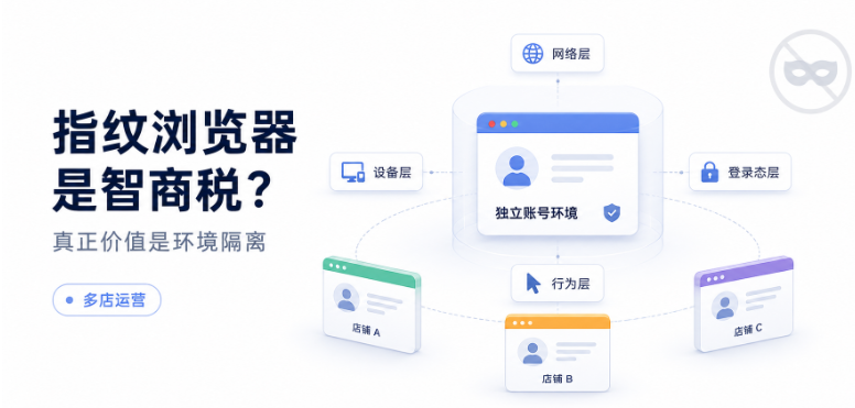 指纹浏览器是不是智商税？它真正解决的是这件事