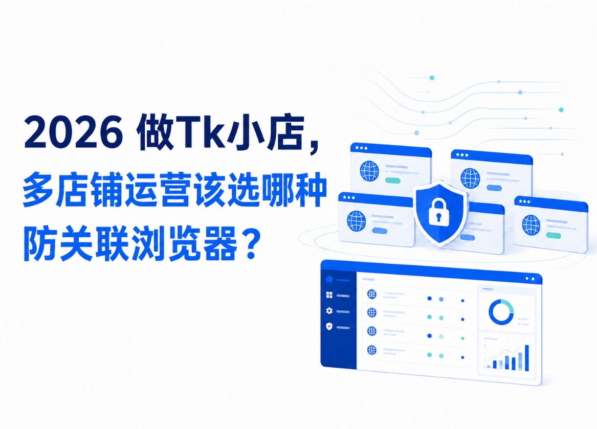 2026 做 Tk 小店，多店铺运营该选哪种防关联浏览器？