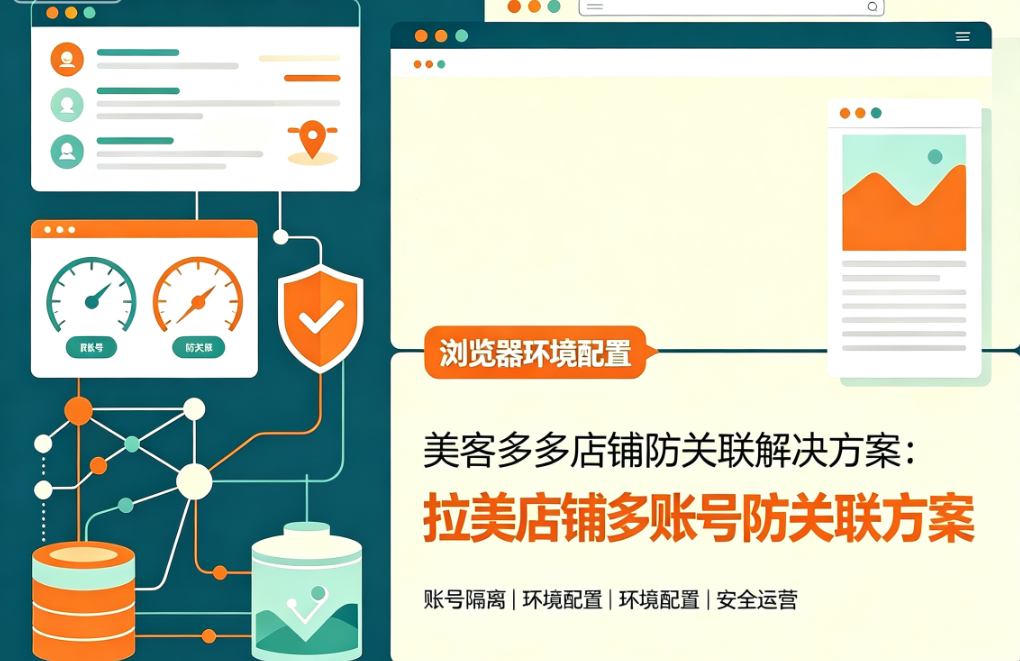 美客多多店铺防关联解决方案：拉美市场浏览器环境配置与多账号管理指南