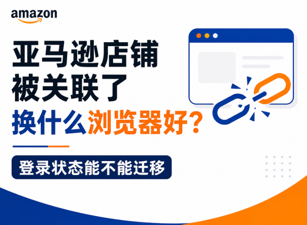 亚马逊店铺被关联了换什么浏览器好？Cookie无损迁移不重新登录的完整操作
