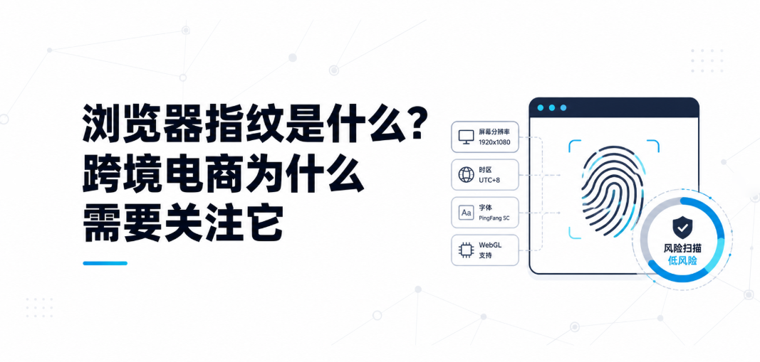 浏览器指纹是什么？跨境电商为什么需要关注它