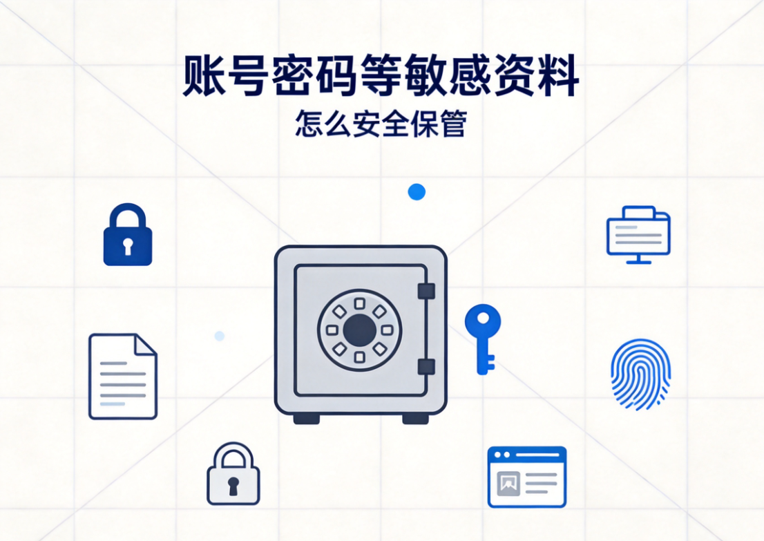 账号密码等敏感资料怎么安全保管