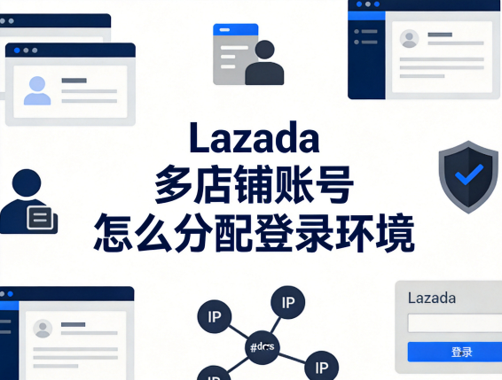 Lazada 多店铺账号怎么分配登录环境