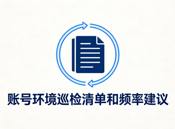 账号环境巡检清单和频率建议