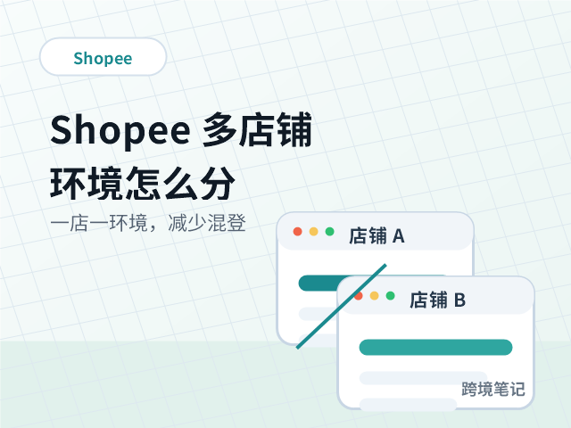 Shopee 多店铺登录环境怎么分？新手别把账号都放一个浏览器里