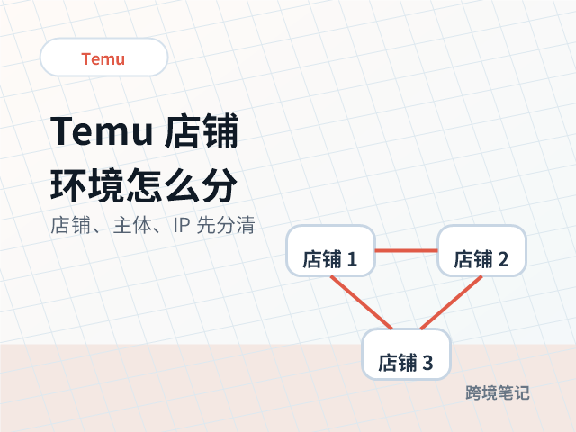 Temu 店铺登录环境怎么分？新手别等账号多了再整理